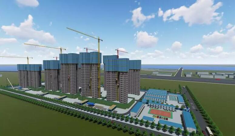 我司承建的东莞首个装配式公共建筑项目——虎门港坭洲岛公租房工程开工